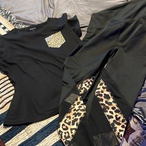 Super cute cheetah print outfit